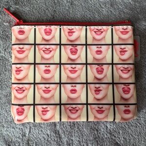 Y2k catseye London plastic wallet coin purse with retro print